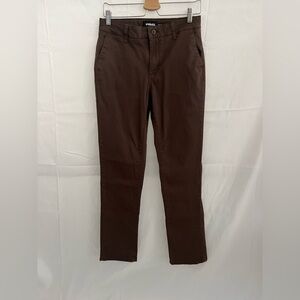 RSQ Slim Straight Chino Pants Brown 29x32